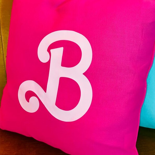 barbie branded cushions