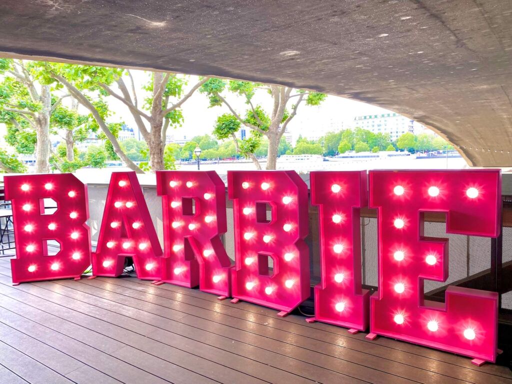 barbie light up letters