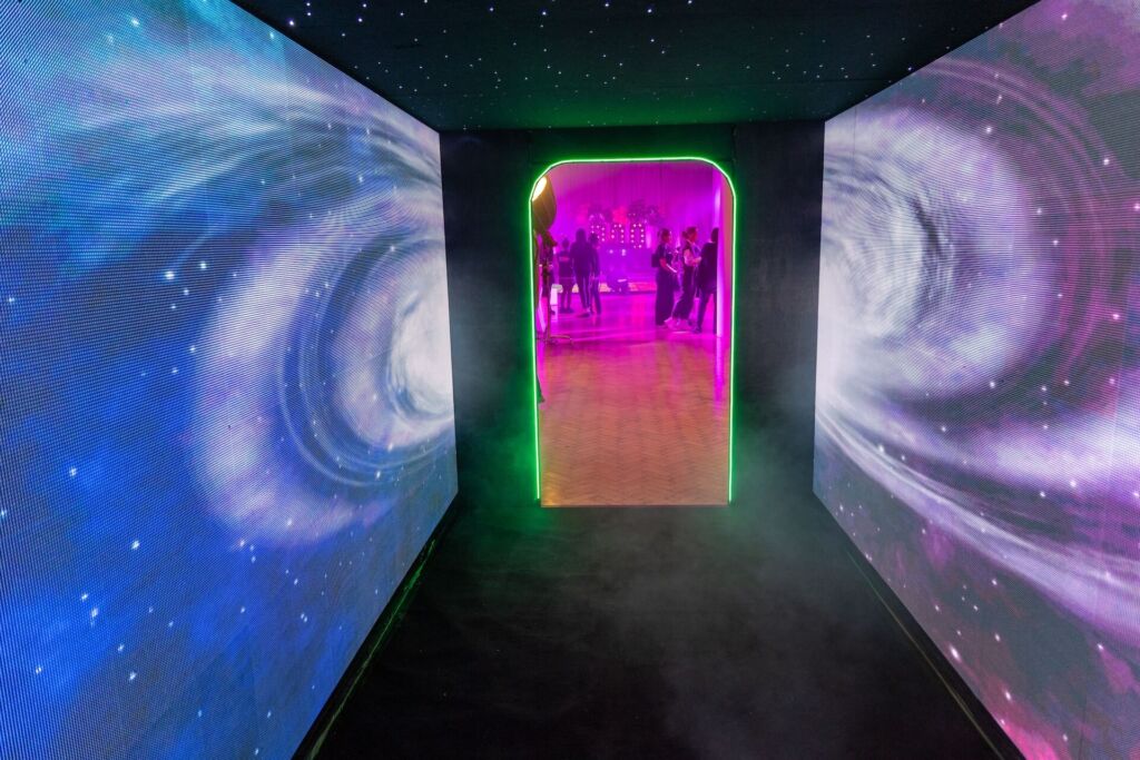 brand activation entrance tunnel