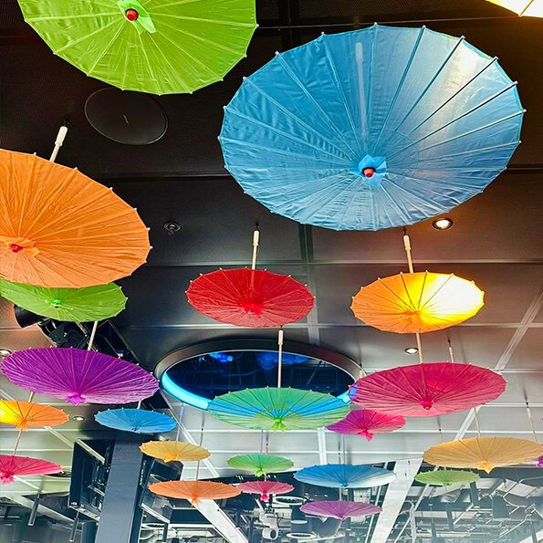 hanging parasols