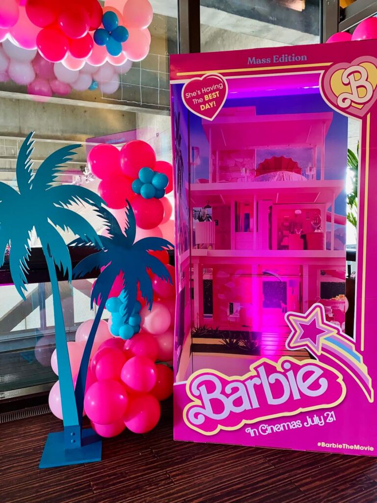 stand in barbie box prop